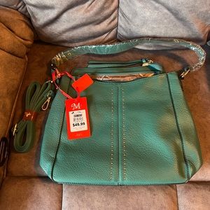 Montana west new with tags teal colored bag leather